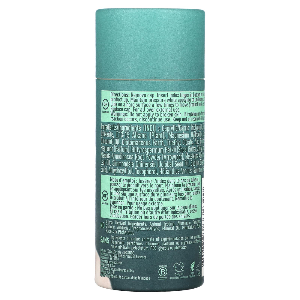 Desert Essence, дезодорант, освежающая пудра, 63 г (2,25 унции)