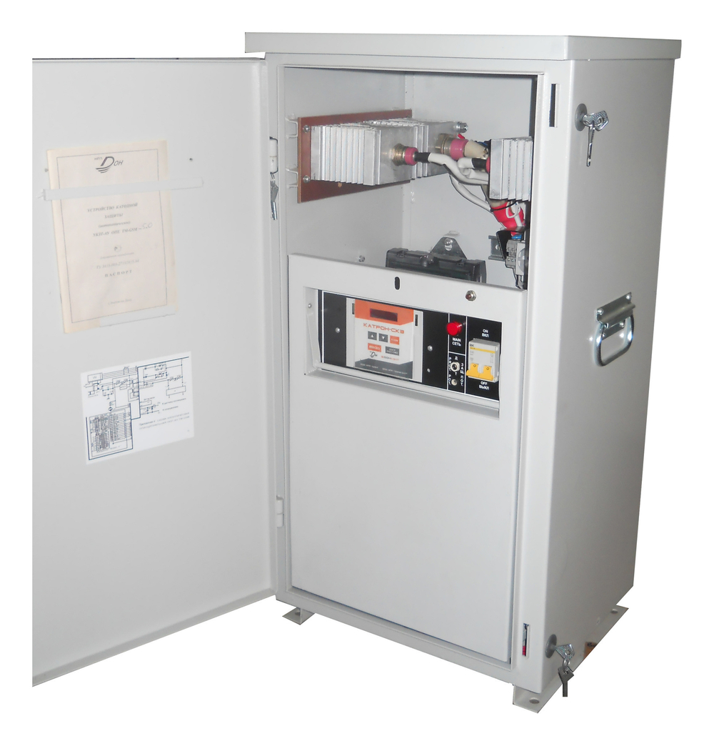 Automatic cathodic protection rectifier UKZT-AU OPE TM-GSM 3,0 Y1 with telemechanics controller