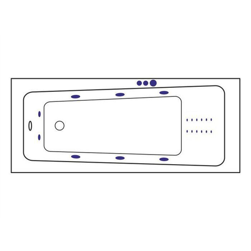 Акриловая ванна 160х70 см Excellent Ava WAEX.Ava16.SMARTNANO.GL белая