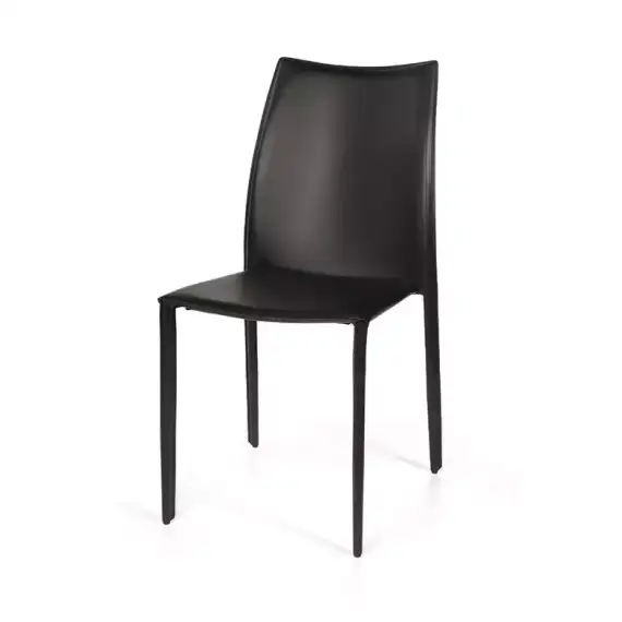 Стул Rolf черная кожа