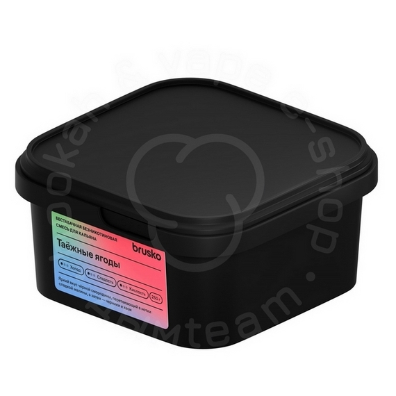 Бестабачная безникотиновая смесь для кальяна BRUSKO, 250 г, Таёжные ягоды