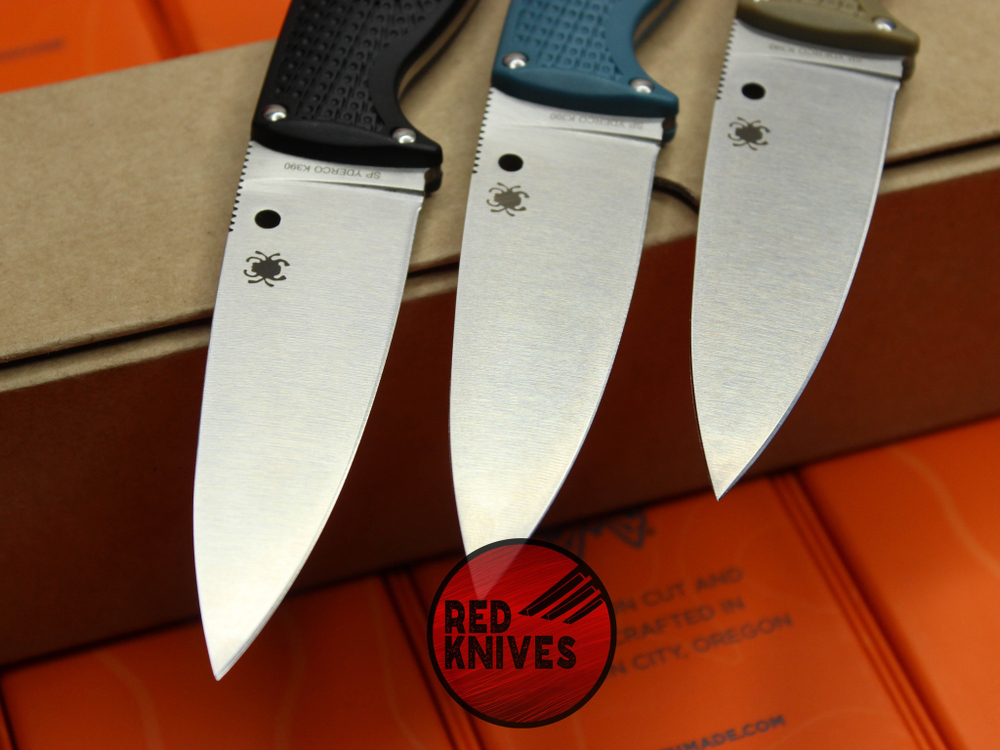 Нож Spyderco Enuff™ 2 K390 (FB31BL2K390) - океанский синий