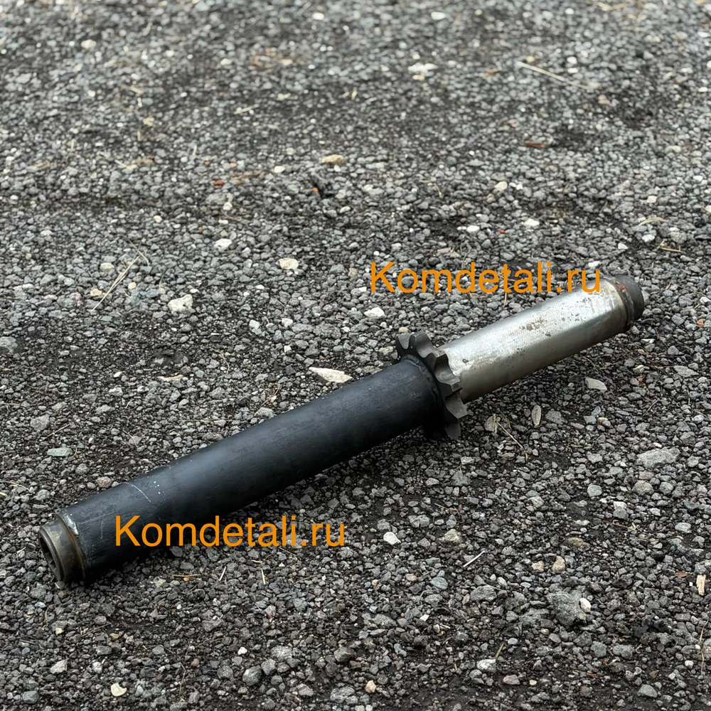 Вал транспортера нижний в сборе КО-206А-16.02.000 ведущий