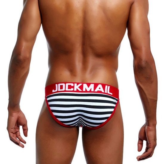 Мужские трусы танга красные JOCKMAIL JM3027-8