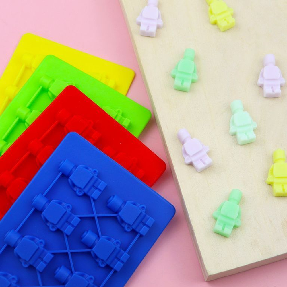 Форма силиконовая для шоколада  ЛЕГО ЧЕЛОВЕЧКИ