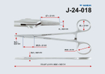 Иглодержатель общехирургический 160мм (J-24-018)