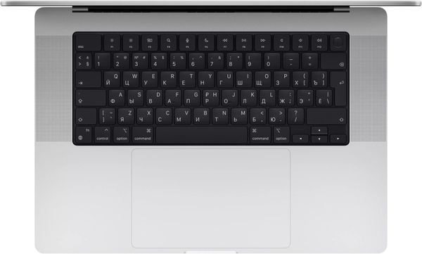 Ноутбук Apple MacBook Pro 16" Late 2021 MK1E3RU/A (M1 Pro 10C CPU, 16C GPU, RAM 16 ГБ, SSD 512 ГБ), серебристый