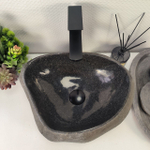 Раковина из речного камня RS-64890 43*33*15 0861