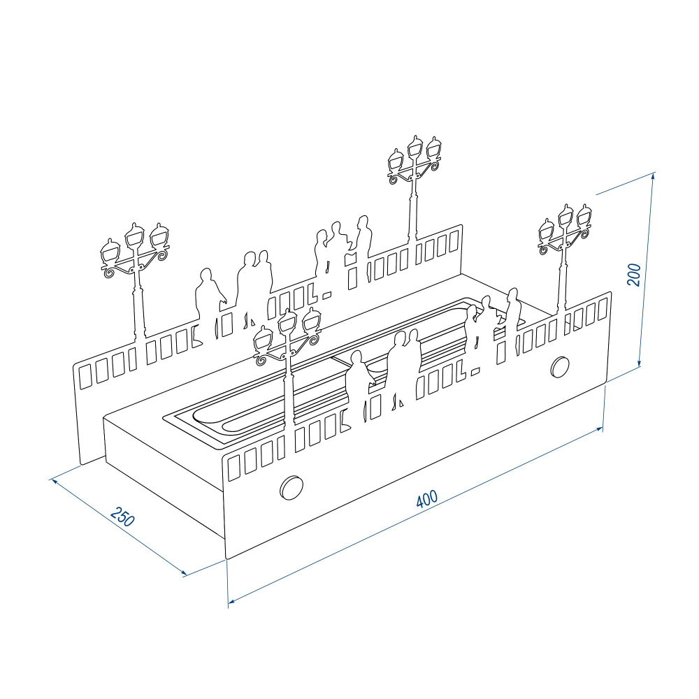 Биокамин Firelight BFP-T400MB Magic