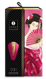 Малиновый клиторальный вибростимулятор OBI (Цвет: малиновый)