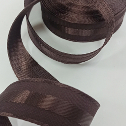 Стропа Однотонная Шоколад полосы 4 см