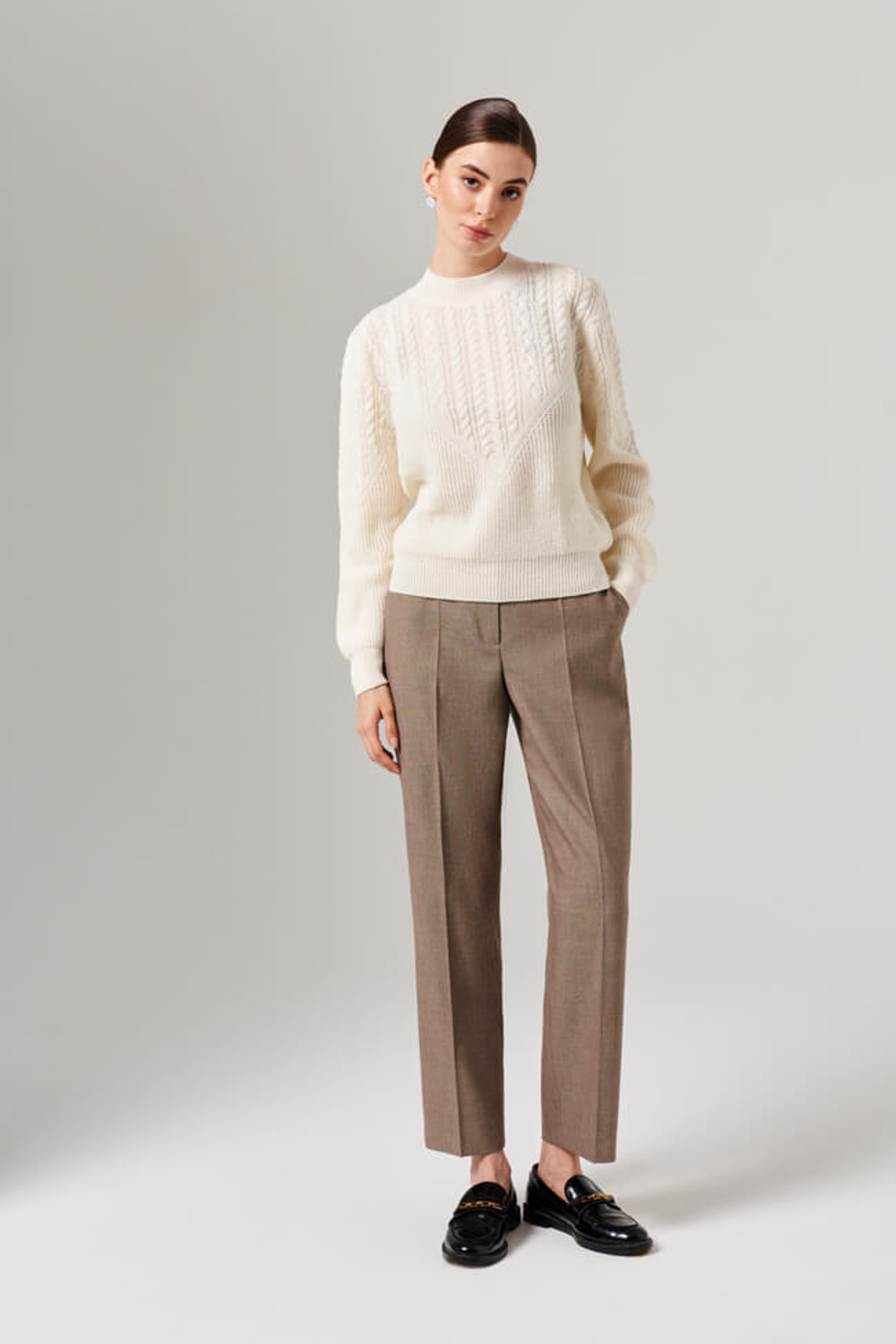 23094 Джемпер женский (молочный)