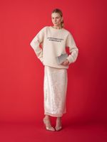 ЮБКА В ПАЙЕТКАХ PASTEL BEIGE