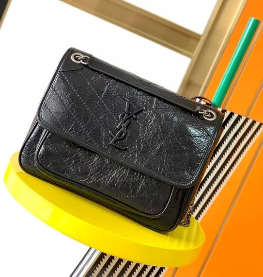 Женская сумка на плечо Saint Laurent Niki черный