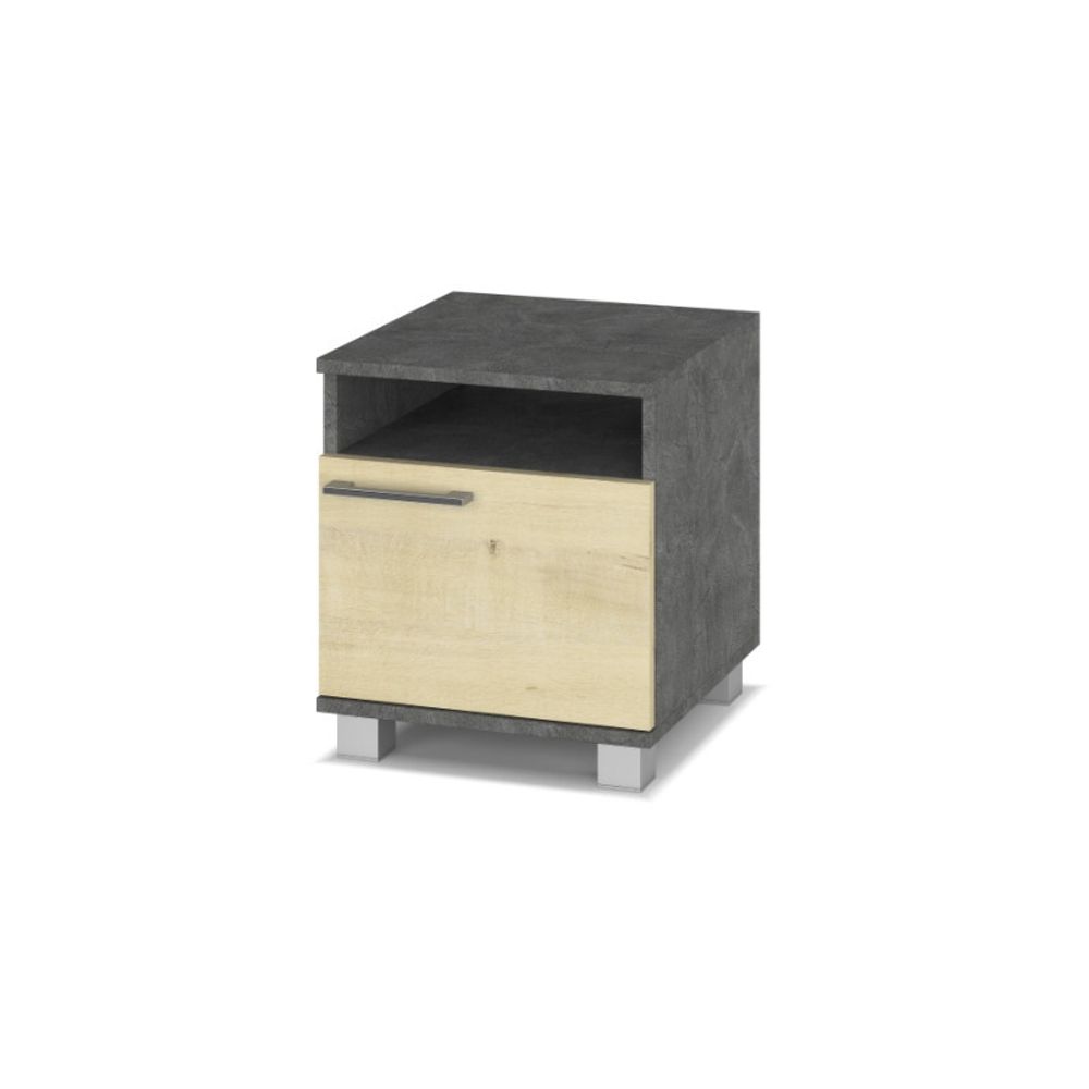 Тумба прикроватная "Аманда" А20 (Камень темный/Ирландский дуб), ЛДСП, MODERN, г. Ижевск