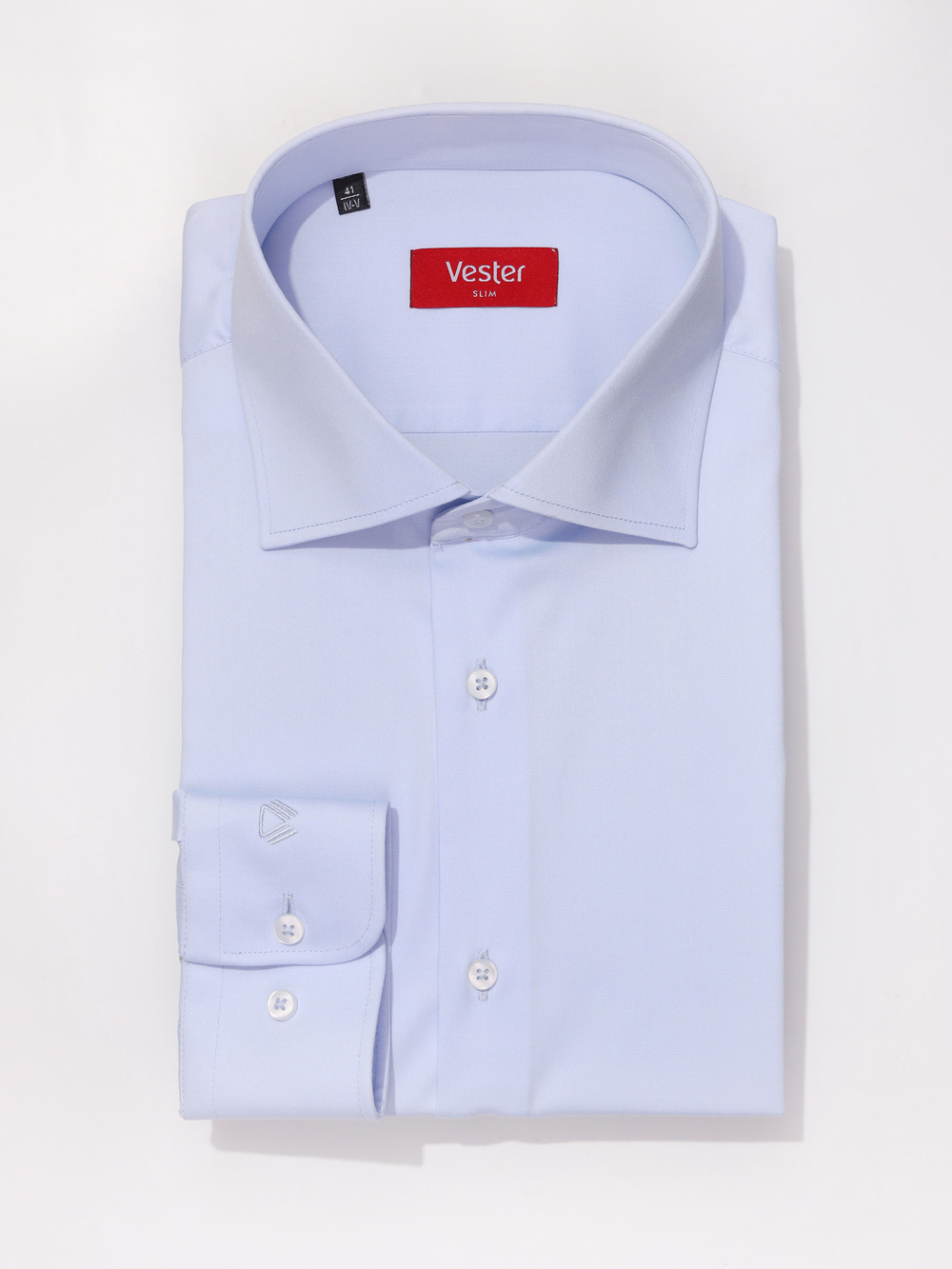 Сорочка мужская VESTER длинный рукав, цвет голубой, бамбуковое волокно 51518 08
