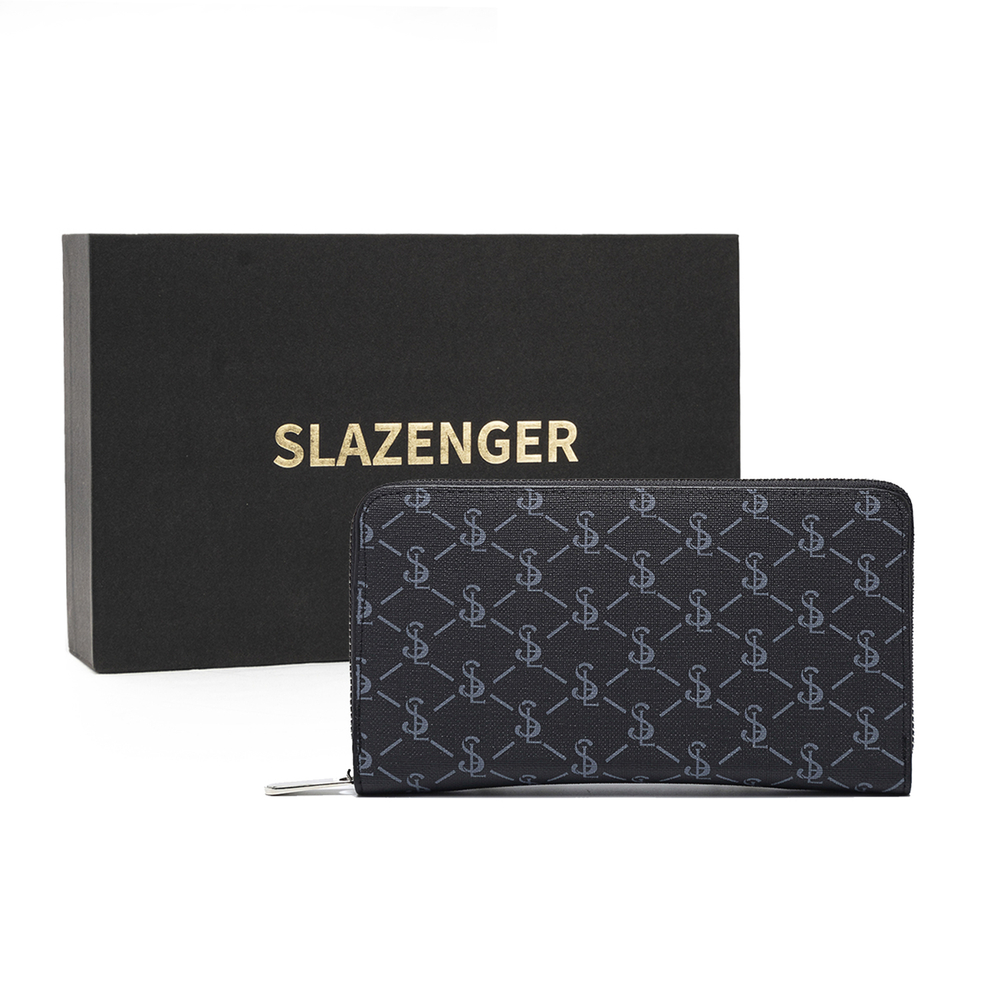 Slazenger PU Wallet Clutch Wallet Regular Unisex Black