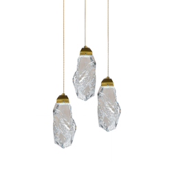 Подвесной светильник 111-3P gold