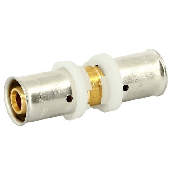 Муфта пресс Uni-Fitt 20 мм для металлопластиковых труб фитинг (700G7700)