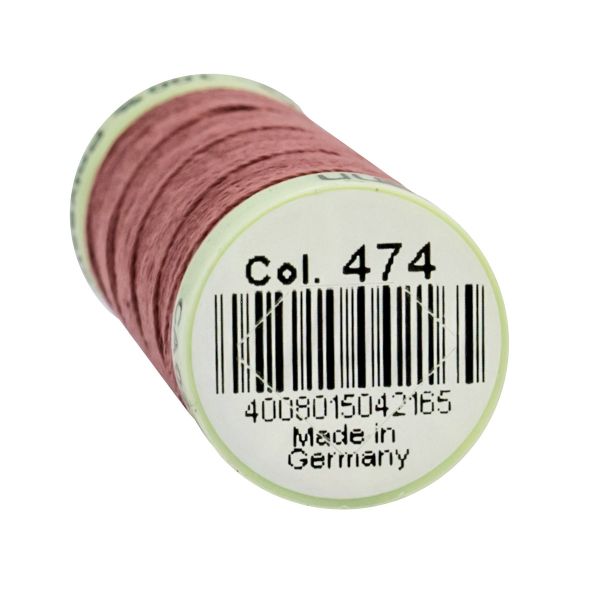 Нитки отделочные Gutermann Top Stitch 30 (30 метров), 5 кат. | 474 турецкий розовый