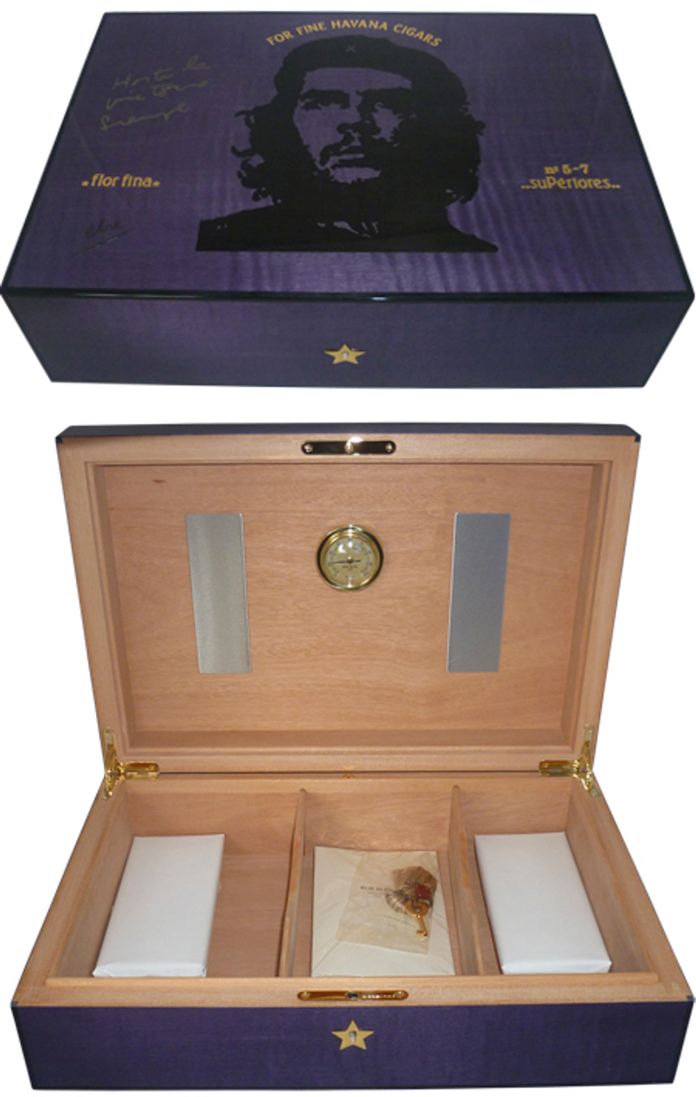 Хьюмидор Elie Bleu "Che" Violet Purple