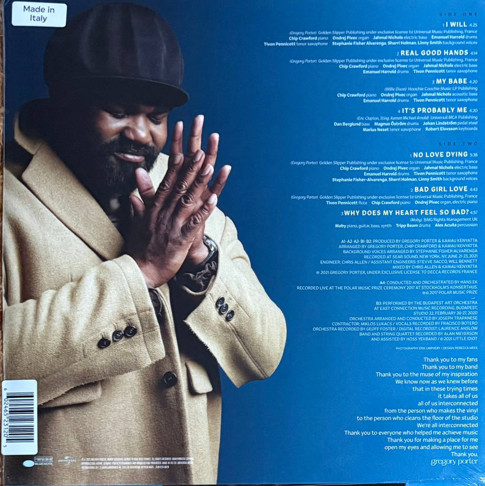 Виниловая пластинка Gregory Porter ‎– Still Rising LP