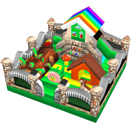 Коммерческий надувной батут "Терем" 9*6*4 м