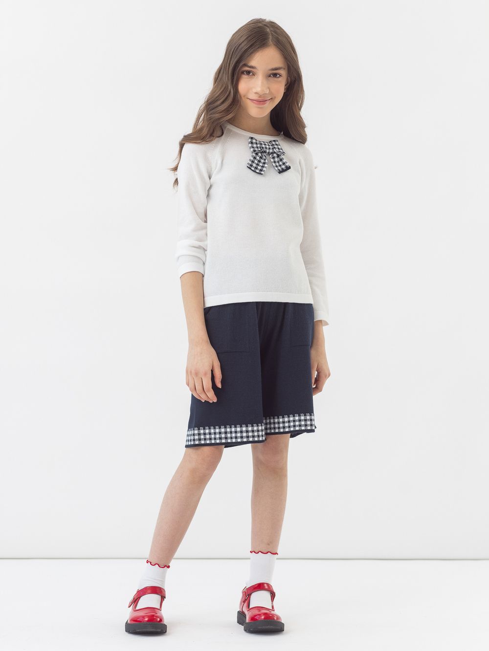 Джемпер молочный для девочки арт. AT824-1