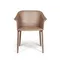 Стул Gio, серо-коричневая кожа