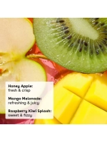 Бальзам для губ мёд яблоко, кокосовое молоко и малина-киви 3 шт