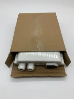Оптическая распределительная кросс-муфта FTTH GJS-X30B, 1x8, 200х215х54мм, белый