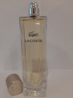 Lacoste Pour Femme 90ml (Коробка парфюма без слюды, парфюм новый, распаковка для фото)