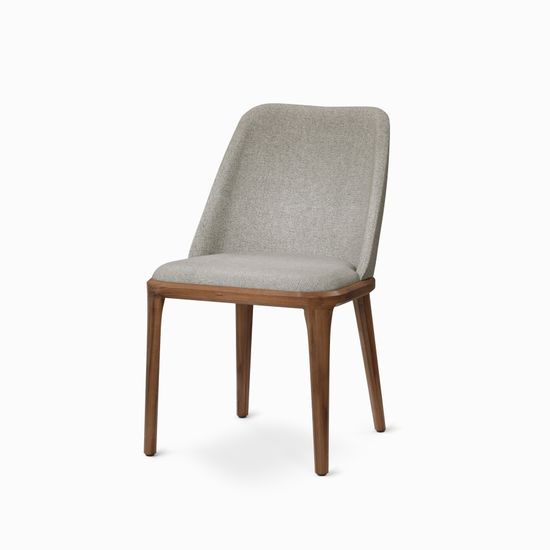 Стул Bruno орех/серая ткань