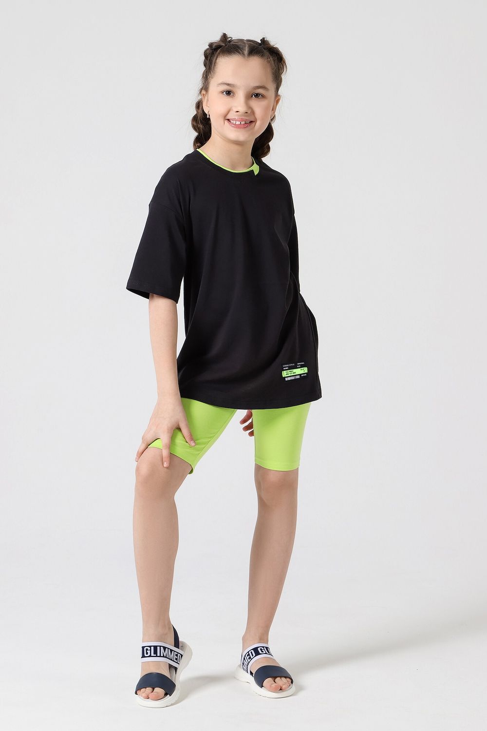 Костюм для девочки Неон-1 Виотекс САЛАТОВЫЙ