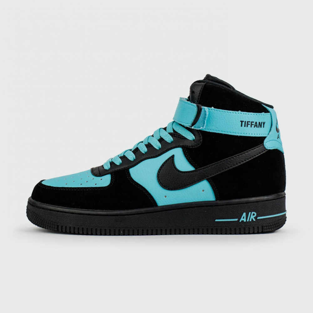 кроссовки Nike Air Force 1 Mid Tiffany Blue / Black