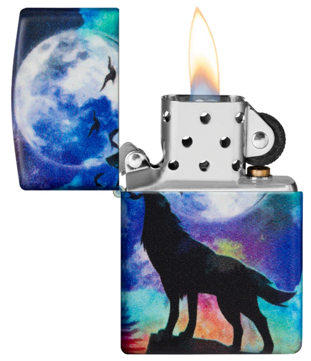 Зажигалка ZIPPO Wolf Design с покрытием 540 Matte (49683) 5