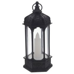 GAEM Изделие декоративное "Фонарь" с подсветкой (3хАG13), L5,5 W6 H13,5 см, 4в.