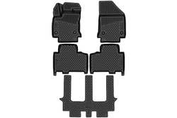 Коврики в салон для GEELY Okavango 2020-, Внедорожник 5 дв., 5шт. (полиуретан) ELEMENT3DA70258210K