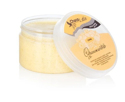 Крем-скраб для тела СОРБЕ сахарный ОРАНЖЕТТО с соком апельсина, ТМ ChocoLatte