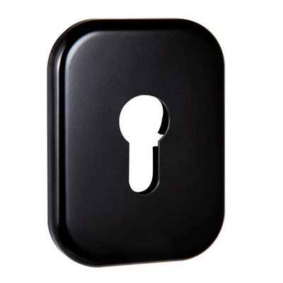 Накладка под цилиндр ESC 486-C SQ XL BL-24 черный, 1шт