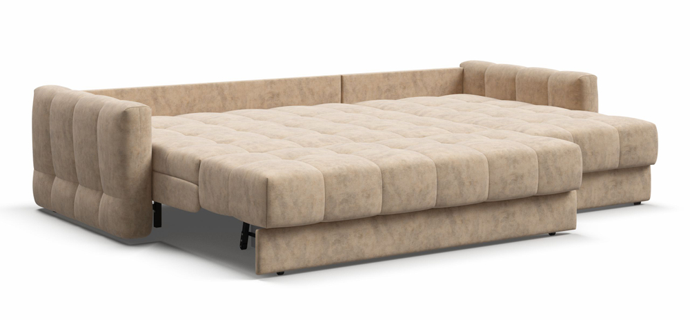 Угловой диван Босс Слип 160 Велюр Роял Шампань