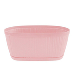 Горшок для цветов InGreen BARCELONA ORCHID 2,7л, 275х145мм овальный, розовый перламутровый