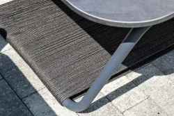 "Канны" лаунж-зона 5-местная плетеная из роупа (веревки), цвет темно-серый