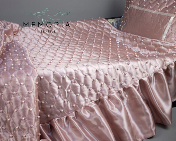 Комплект ритуальный "Жемчуг" розовый