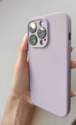 Накладка iPhone 14 Pro силикон сиреневый