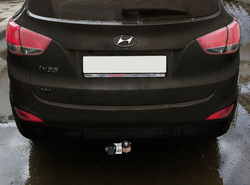 Фаркоп AvtoS HY 22 для Hyundai ix35 2010-2015, Kia Sportage 2010-2015(паспорт и сертификат в комплекте)(без электрики)
