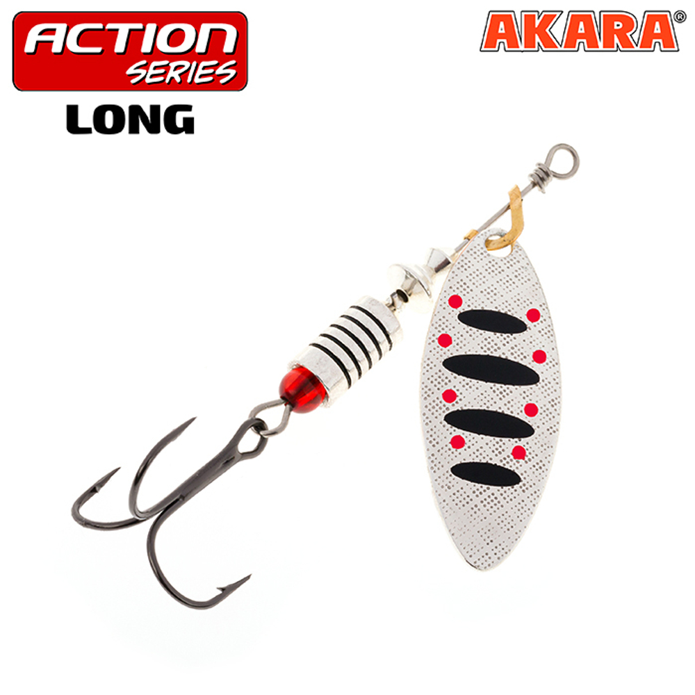Блесна вращающаяся Akara Action Series Long 0 3 гр. 1/9 oz. A15