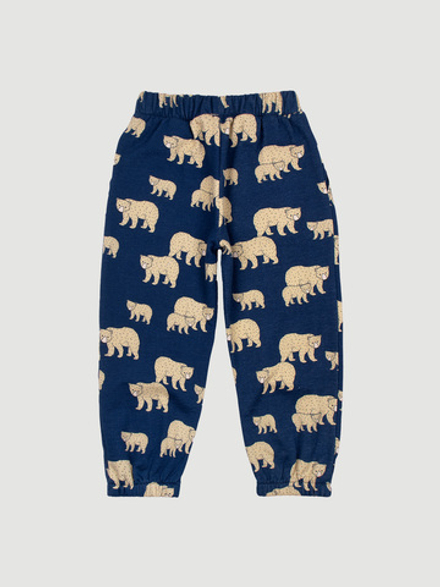 Утеплённые брюки на резинке Mjölk Бурые мишки