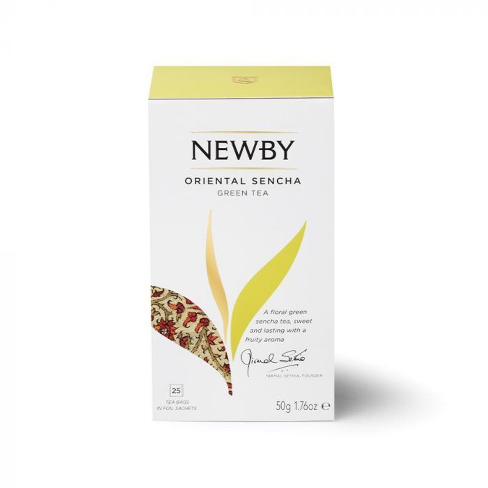 Чай зеленый Newby Восточная сенча в пакетиках 25 шт