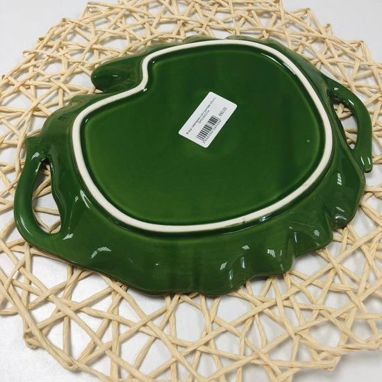 Блюдо сервировочное с ручками «Лист», 29×22,8×3,3 см